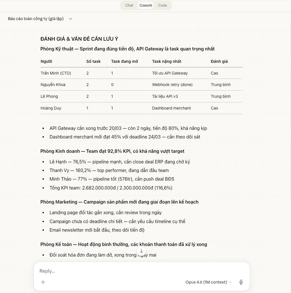 Làm gì với Claude Cowork? Đây là 10 phút đầu tiên của mình sau khi ngồi vào bàn
